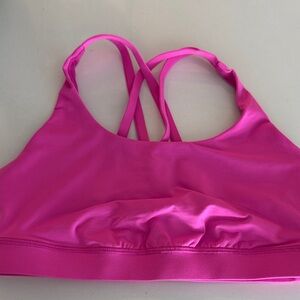 lululemon athletica Vibrant Pink Sports Bra- size 8